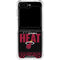 NBA Miami Heat Elephant Print Galaxy Z Flip6 Clear Case