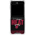 NBA Miami Heat Elephant Print Galaxy Z Flip6 Clear Case