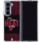 NBA Miami Heat Elephant Print Galaxy Z Fold5 5G Clear Case