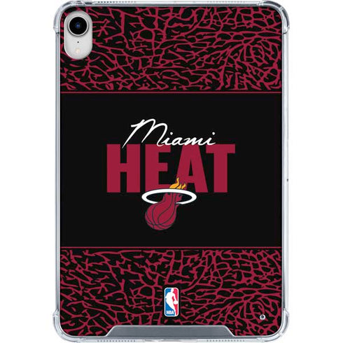 NBA Miami Heat Elephant Print iPad 11th Gen (2025) Clear Case