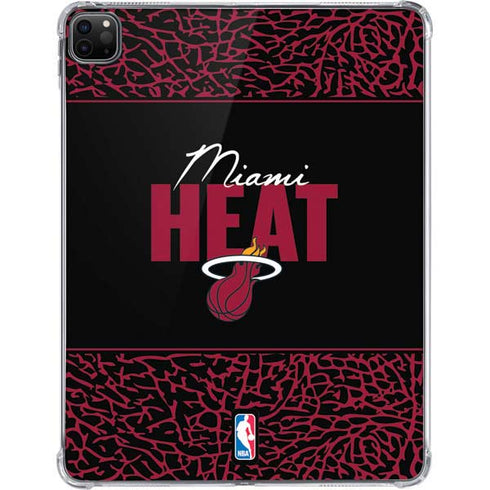 NBA Miami Heat Elephant Print iPad Pro 11in (2024) Clear Case