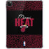 NBA Miami Heat Elephant Print iPad Pro 11in (2024) Clear Case
