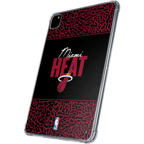 NBA Miami Heat Elephant Print iPad Pro 11in (2024) Clear Case