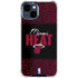 NBA Miami Heat Elephant Print iPhone 15 Clear Case