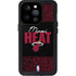 NBA Miami Heat Elephant Print iPhone 15 Pro Waterproof Case