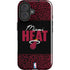 NBA Miami Heat Elephant Print iPhone 16 Plus Impact Case
