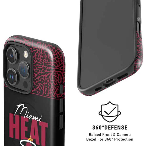 NBA Miami Heat Elephant Print iPhone 16 Pro Magsafe Impact Case