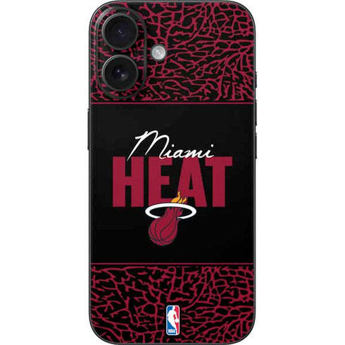 NBA Miami Heat Elephant Print iPhone 16 Skin