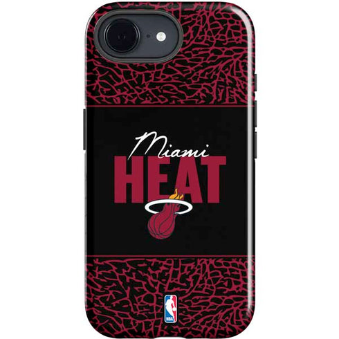 NBA Miami Heat Elephant Print iPhone 16e Impact Case
