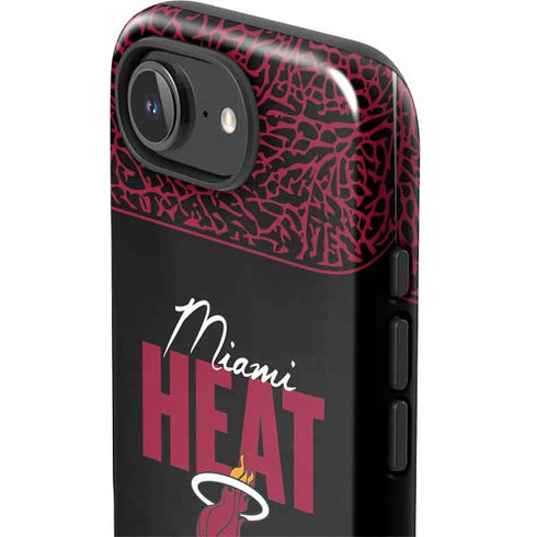 NBA Miami Heat Elephant Print iPhone 16e Impact Case