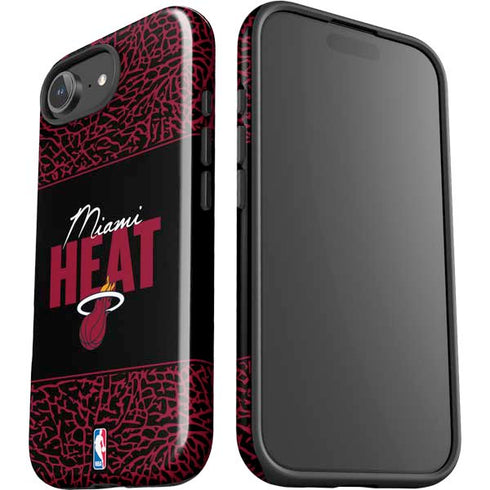 NBA Miami Heat Elephant Print iPhone 16e Impact Case