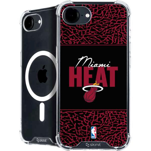 NBA Miami Heat Elephant Print iPhone 16e MagSafe Case