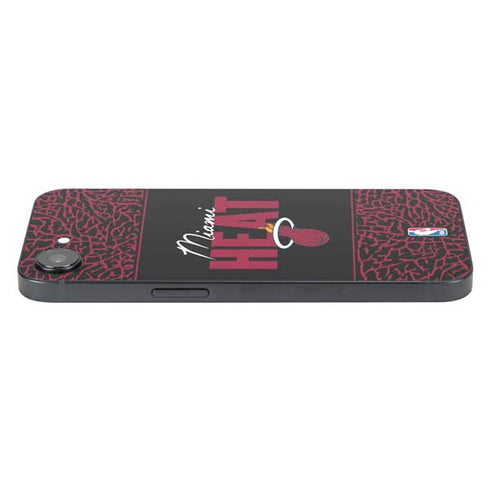 NBA Miami Heat Elephant Print iPhone 16e Skin