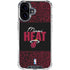 NBA Miami Heat Elephant Print iPhone 17 Clear Case