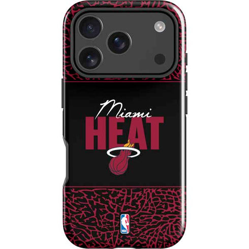 NBA Miami Heat Elephant Print iPhone 18 Pro Impact Case