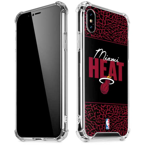 NBA Miami Heat Elephant Print iPhone X/XS Clear Case