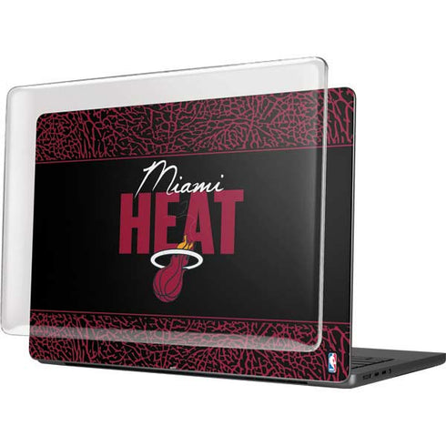 NBA Miami Heat Elephant Print MacBook Pro 14in (2021-24) Case plus Skin