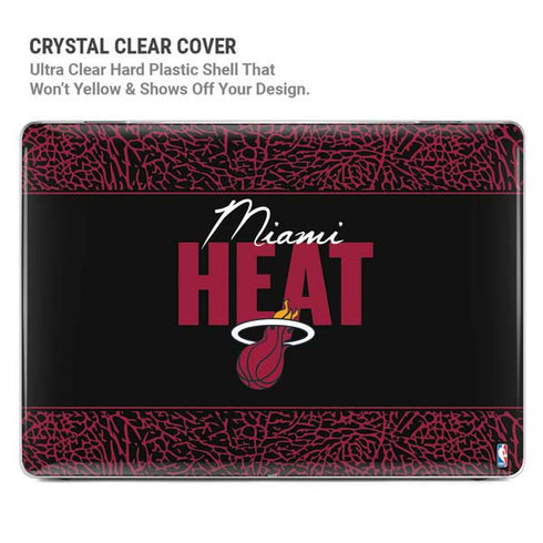 NBA Miami Heat Elephant Print MacBook Pro 14in (2021-24) Case plus Skin