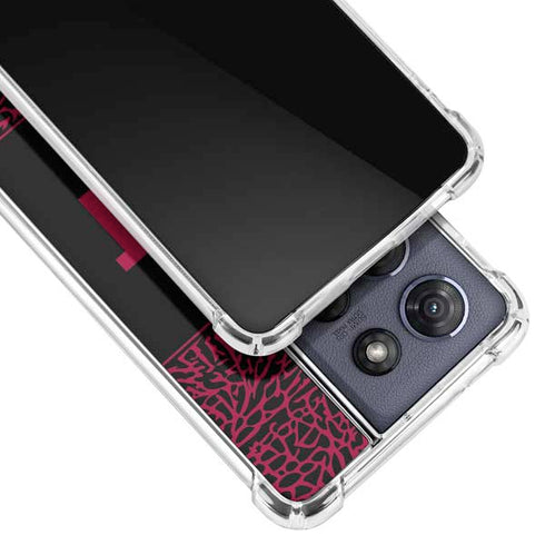 NBA Miami Heat Elephant Print Moto G 5G (2025) Clear Case