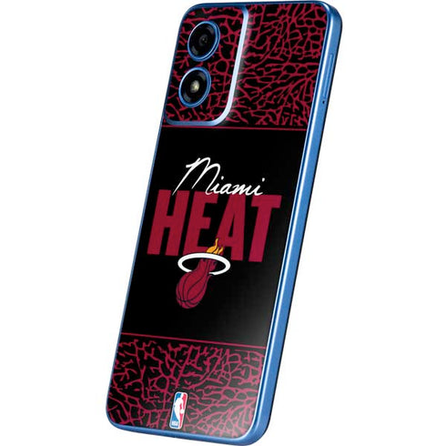 NBA Miami Heat Elephant Print Moto G Play 4G (2024) Skin