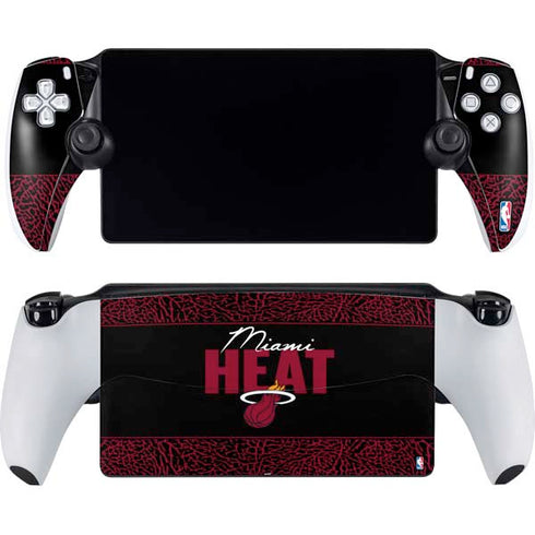 NBA Miami Heat Elephant Print PlayStation Portal Remote Player Skin