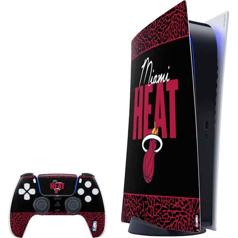 NBA Miami Heat Elephant Print PlayStation PS5 Skins
