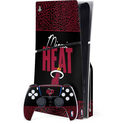 NBA Miami Heat Elephant Print PlayStation PS5 Skins