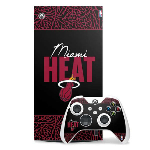 NBA Miami Heat Elephant Print Xbox Series X Skins