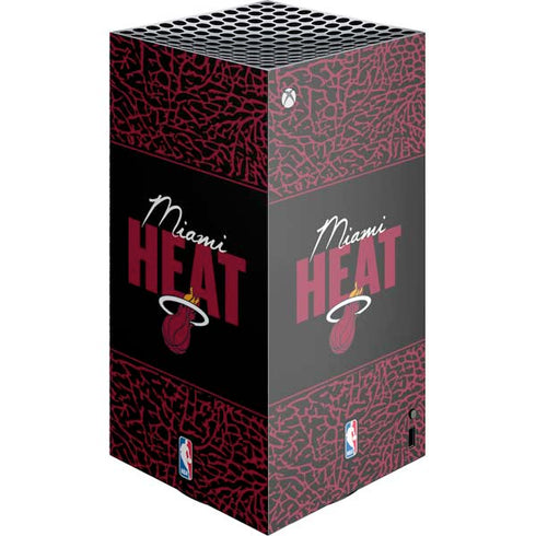 NBA Miami Heat Elephant Print XBox Series X Digital Edition Console Skin