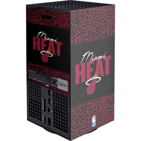 NBA Miami Heat Elephant Print XBox Series X Digital Edition Console Skin