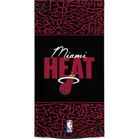 NBA Miami Heat Elephant Print XBox Series X Digital Edition Console Skin