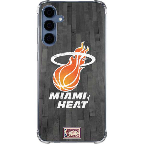 NBA Miami Heat Hardwood Classics Galaxy A55 5G Clear Case