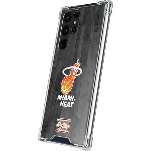 NBA Miami Heat Hardwood Classics Galaxy S23 Ultra Clear Case