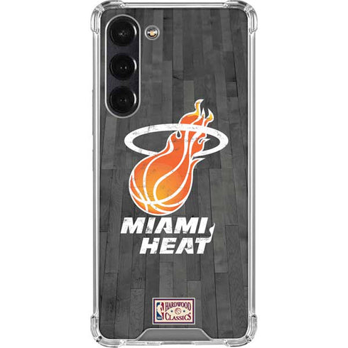 NBA Miami Heat Hardwood Classics Galaxy S24 FE Clear Case