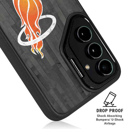 NBA Miami Heat Hardwood Classics Galaxy S24 FE Kickstand Case