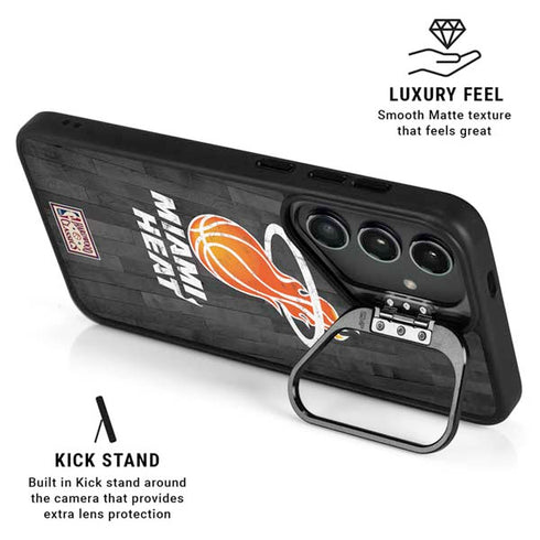 NBA Miami Heat Hardwood Classics Galaxy S25 Plus Kickstand Case