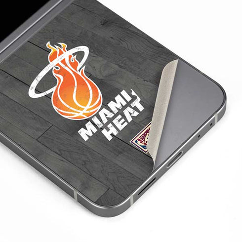 NBA Miami Heat Hardwood Classics Galaxy Z Flip6 Skin