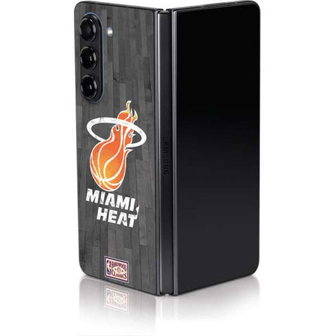 NBA Miami Heat Hardwood Classics Galaxy Z Fold5 5G Skin