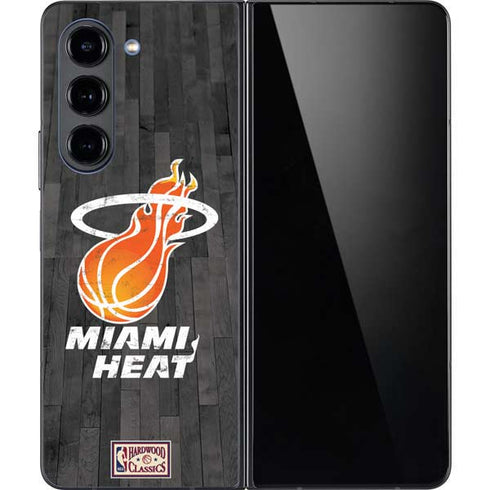 NBA Miami Heat Hardwood Classics Galaxy Z Fold5 5G Skin