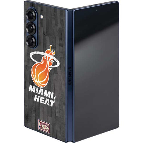 NBA Miami Heat Hardwood Classics Galaxy Z Fold6 Skin