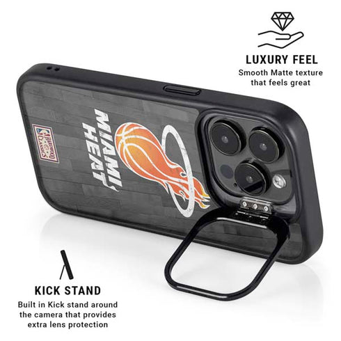 NBA Miami Heat Hardwood Classics iPhone 14 Pro Max Kickstand Case