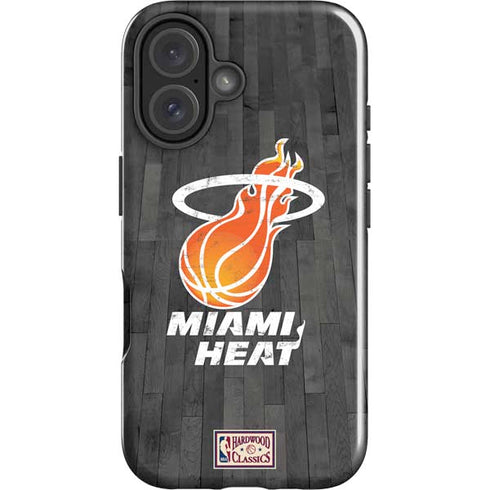 NBA Miami Heat Hardwood Classics iPhone 16 Impact Case