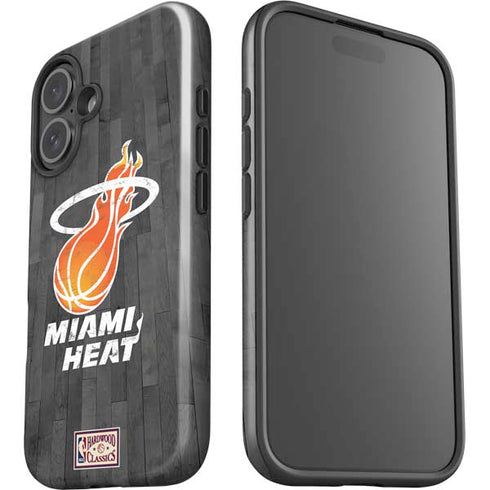 NBA Miami Heat Hardwood Classics iPhone 16 Plus Impact Case