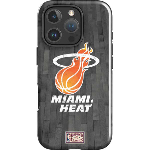 NBA Miami Heat Hardwood Classics iPhone 16 Pro Impact Case