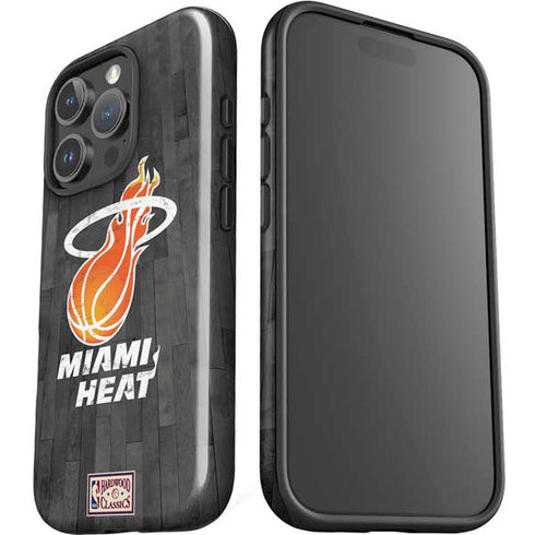 NBA Miami Heat Hardwood Classics iPhone 16 Pro Impact Case