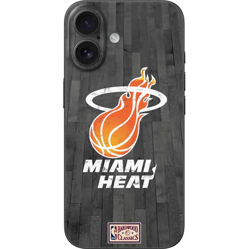NBA Miami Heat Hardwood Classics iPhone 16 Skin