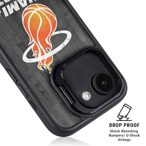 NBA Miami Heat Hardwood Classics iPhone 16e Kickstand Case
