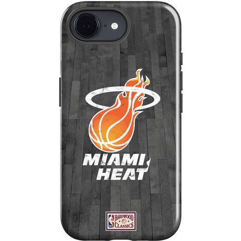 NBA Miami Heat Hardwood Classics iPhone 16e Impact Case