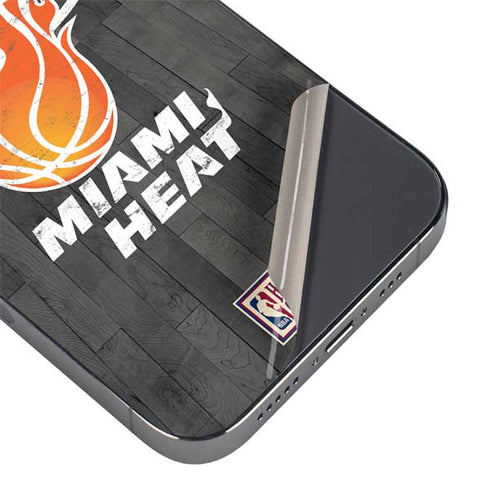 NBA Miami Heat Hardwood Classics iPhone 16e Skin