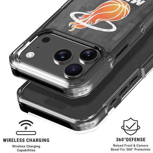 NBA Miami Heat Hardwood Classics iPhone 18 Pro Clear Case